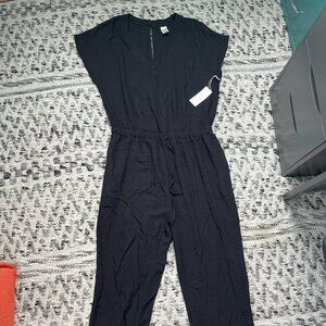 NWT North of West Black V Neck Romper